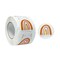 Wrapables 1.5 inch Happy Mail Small Business Thank You Stickers Roll, Sealing Stickers and Labels for Boxes, Envelopes, Bags and Packages (500pcs)